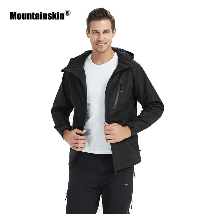 Mountainskin Men Spring Outdoor Sports Breathable Windbreaker Camping