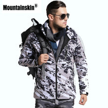 Load image into Gallery viewer, Mountainskin Men&#39;s Spring Outdoor Sports Softshell Fleece Jacket Camping